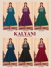 Kalyani By Sangeet Rayon Gold Printed Anarkali Kurti Wholesale Price In Surat
